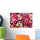 Pastel wedding flowers Wall Mural