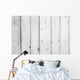 Wooden Planks Row White