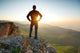 Man Top Mountain