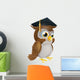 Graduate Owl Wall Decal