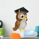 Graduate Owl Wall Decal
