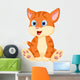 Cute Cat Wall Decal