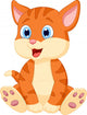 Cute Cat Wall Decal