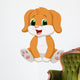 Cute baby dog cartoon Wall Decal