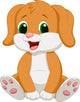 Cute baby dog cartoon Wall Decal