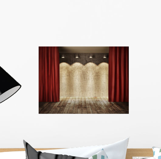 Stage Wall with Red