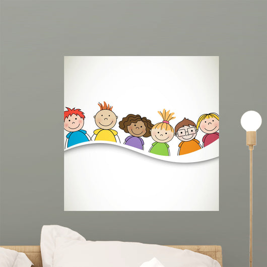 Vector Illustration Small Kids