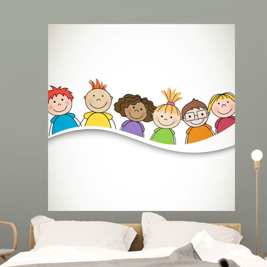 Vector Illustration Small Kids