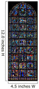 Chartres Gospel Window Wall Mural