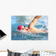 Man Swimmer Swimming Crawl