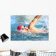 Man Swimmer Swimming Crawl
