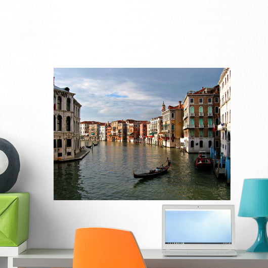 Venice Italy Gondola Scene Wall Mural