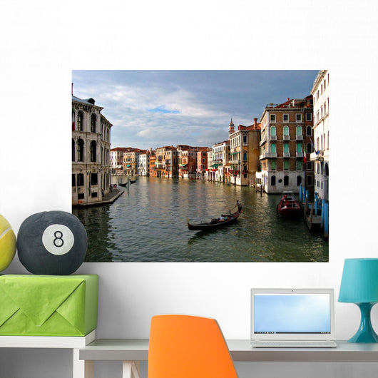 Venice Italy Gondola Scene Wall Mural