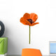Open Poppy Flower Wall Decal