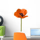 Open Poppy Flower Wall Decal