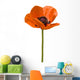 Open Poppy Flower Wall Decal