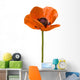Open Poppy Flower Wall Decal