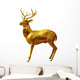Golden Deer Wall Mural