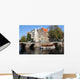 Historic Amsterdam touringboat Wall Mural