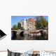 Historic Amsterdam touringboat Wall Mural