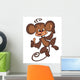 Cartoon Happy Monkey Wall Decal