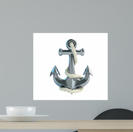 Anchor and Rope White