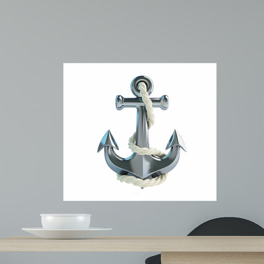Anchor and Rope White