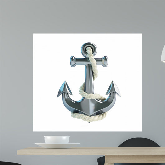 Anchor and Rope White