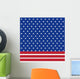 American flag background with stars symbolizing 4th july indepen Wall Mural