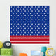American flag background with stars symbolizing 4th july indepen Wall Mural
