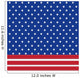 American flag background with stars symbolizing 4th july indepen Wall Mural