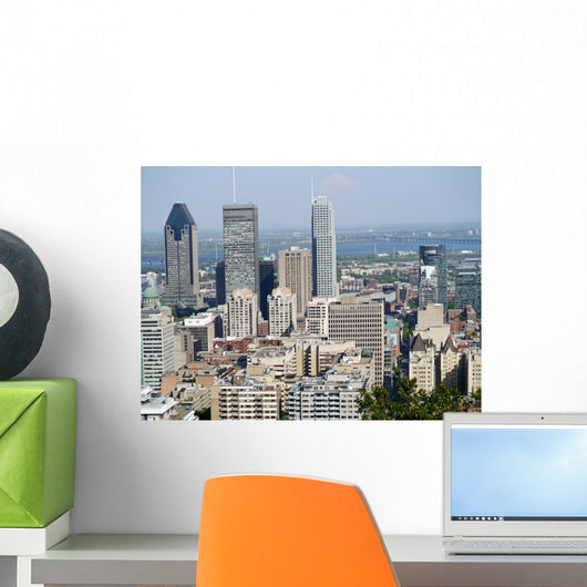 Montreal Downtown Skyline Viewed