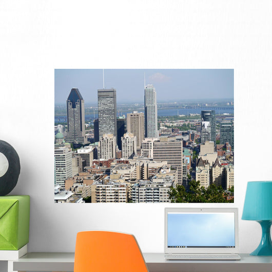 Montreal Downtown Skyline Viewed