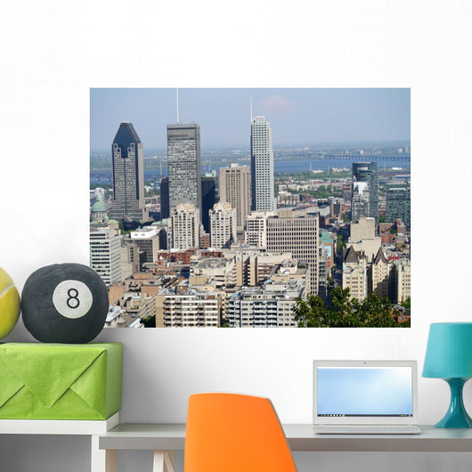 Montreal Downtown Skyline Viewed