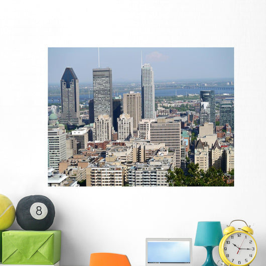 Montreal Downtown Skyline Viewed