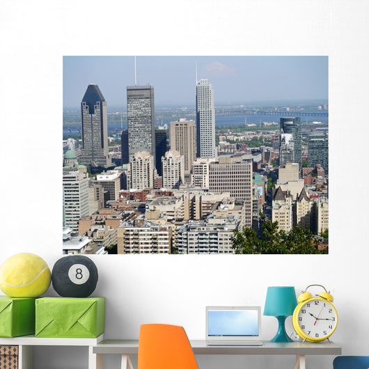 Montreal Downtown Skyline Viewed