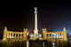 Hero's square at night, Budapest Wall Mural