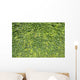 Ivy Leaves White Wall Mural