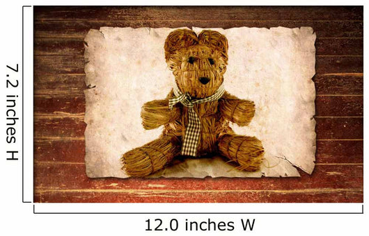 Wood Poster Teddy
