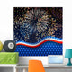 American fireworks Wall Mural