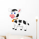 Cute Cow Wall Decal