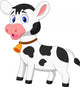 Cute Cow Wall Decal