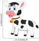 Cute Cow Wall Decal