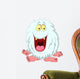 Smiling Yeti Cartoon Wall Decal