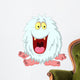 Smiling yeti cartoon Wall Decal