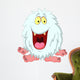 Smiling yeti cartoon Wall Decal