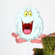 Smiling yeti cartoon Wall Decal