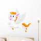 White Unicorn Horse Cartoon