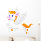 White Unicorn Horse Cartoon