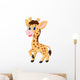 Cute Baby Giraffe Wall Decal
